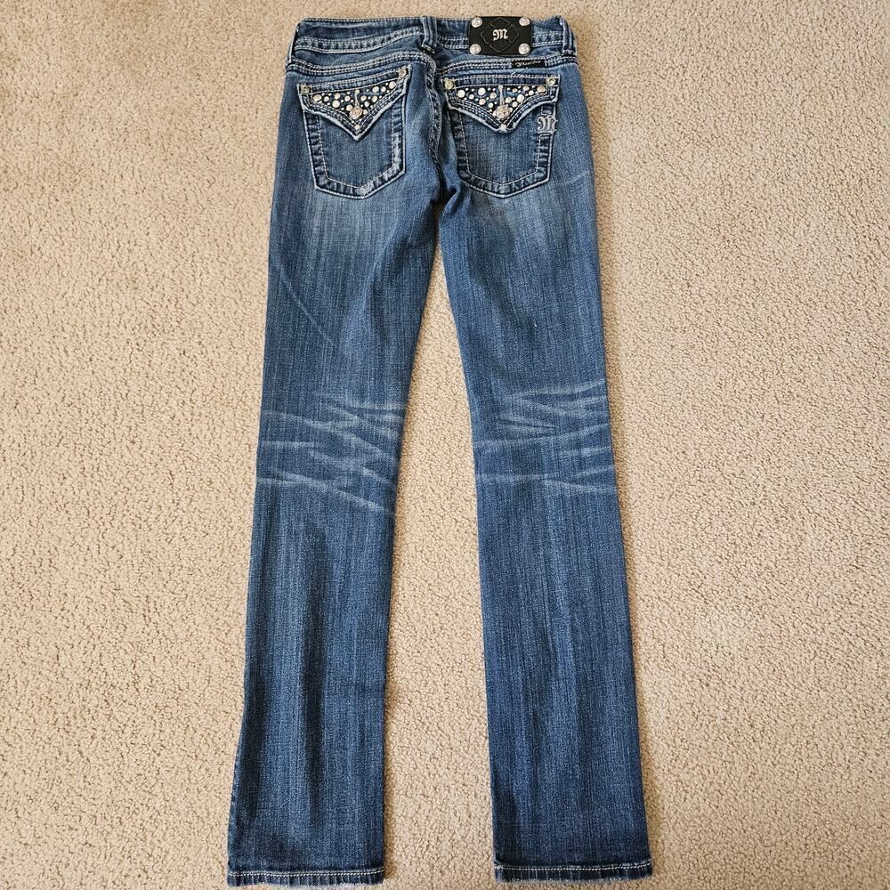 Miss Me Straight Jeans 27x33 - Picture 2 of 8